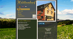 Desktop Screenshot of huettenhof.com