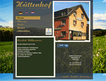 Tablet Screenshot of huettenhof.com